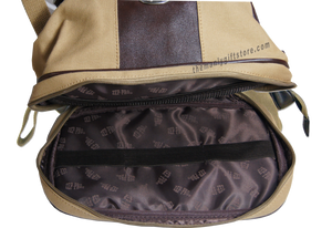 Kansas State Zep Pro Khaki Canvas Concho Toiletry Bag