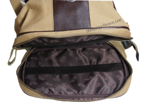 Tennessee Zep Pro Khaki Canvas Concho Toiletry Bag