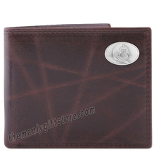 Load image into Gallery viewer, Florida State Seminoles FSU Wrinkle Zep Pro Leather Bifold Wallet