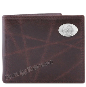 Florida State Seminoles FSU Wrinkle Zep Pro Leather Bifold Wallet
