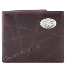 Load image into Gallery viewer, Turkey Strutting Wrinkle Zep Pro Leather Bifold Wallet
