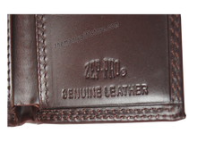 Load image into Gallery viewer, Troy Alabama Trojans Wrinkle Zep Pro Leather Trifold Wallet